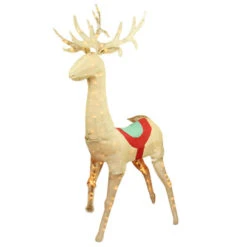 Northlight Lighted Standing Reindeer Outdoor Christmas Decoration - 60" - Warm White Lights