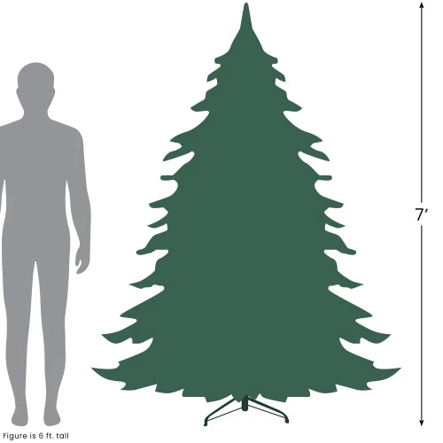 Northlight 7' Pre-Lit Green Spruce Artificial Upside Down Christmas Tree - Clear Lights 7 Northlight 7' Pre-Lit Green Spruce Artificial Upside Down Christmas Tree - Clear Lights - Image 7