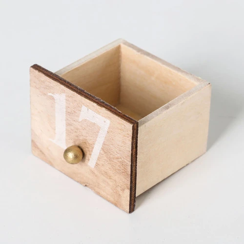 BRUBAKER Reusable Wooden Advent Calendar To Fill - White Locomotive With 24 Doors - DIY Christmas Calendar 18.11 X 3.74 X 4.21 Inches 4 BRUBAKER Reusable Wooden Advent Calendar To Fill - White Locomotive With 24 Doors - DIY Christmas Calendar 18.11 X 3.74 X 4.21 Inches - Image 4