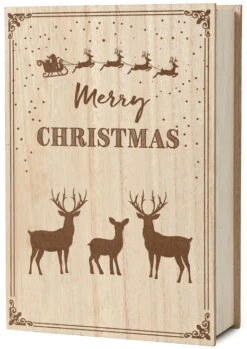 BRUBAKER Reusable Wooden Advent Calendar To Fill - Merry Christmas Book - DIY Christmas Calendar 7.72 X 2.95 X 11.81 Inches 9 BRUBAKER Reusable Wooden Advent Calendar To Fill - Merry Christmas Book - DIY Christmas Calendar 7.72 X 2.95 X 11.81 Inches -Northlight Sale Store AdventCalendar PETZ172217 4251219627496.2500.003 33588.1633721538