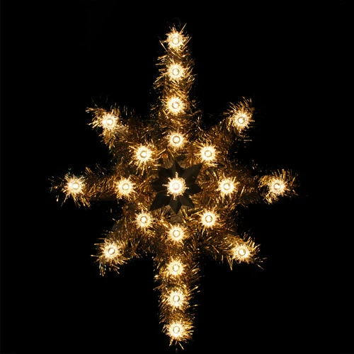 Northlight 21" Gold Star Of Bethlehem Christmas Tree Topper - Clear Lights 2 Northlight 21" Gold Star Of Bethlehem Christmas Tree Topper - Clear Lights - Image 2
