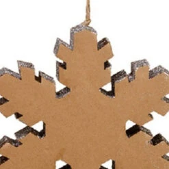 10" Country Rustic Silver Glittered Snowflake Christmas Ornament -Northlight Sale Store allstate20xn9360 br si 15223.1644973051