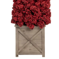 50" Red Berry Cone Potted Christmas Topiary 10 50" Red Berry Cone Potted Christmas Topiary -Northlight Sale Store allstate zbp078 re 3new 15756.1660066538