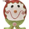 9" Red And Green Glittered Shatterproof Gingerbread Boy Christmas Ornament