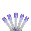 15-Count Battery Operated Purple LED Micro Christmas Lights - 4.8 Ft Purple Wire