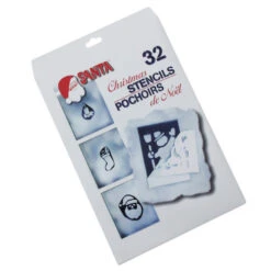 Northlight Pack Of 32 White Santa Claus Christmas Art Stencils