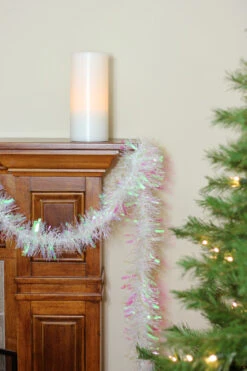 Northlight 50' X 4" White Iridescent Wide Cut Tinsel Christmas Garland - Unlit -Northlight Sale Store ci5tahytf8aadqygtty3r2liawpg0by5 58684.1665346758