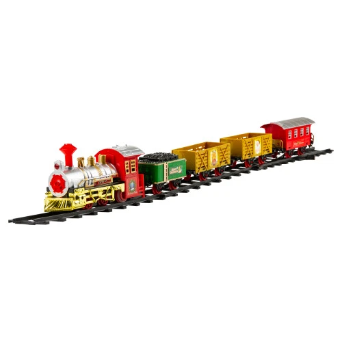 Northlight 16-Piece Battery Operated Lighted And Animated Christmas Express Train Set With Sound 1 Northlight 16-Piece Battery Operated Lighted And Animated Christmas Express Train Set With Sound