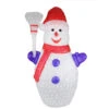Northlight Lighted Commercial Grade Snowman Outdoor Christmas Decoration - 4' - White Lights