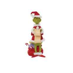 Department 56 Dr Seuss Grinch Checking His List Christmas Figure #6010972