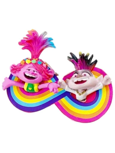 Hallmark Trolls World Tour Poppy & Queen Barb Holiday Christmas Tree Ornament 1 Hallmark Trolls World Tour Poppy & Queen Barb Holiday Christmas Tree Ornament