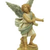 5.75" Blue And Cream White Hand Painted Raphael Angel Fontanini Nativity Figurine