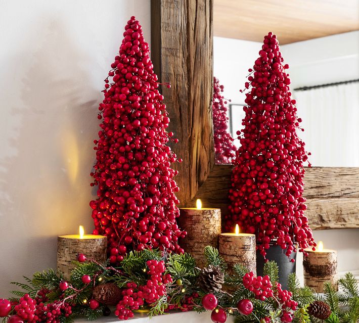 Northlight Sale Store -Northlight Sale Store faux potted berry cluster cone trees 1 o