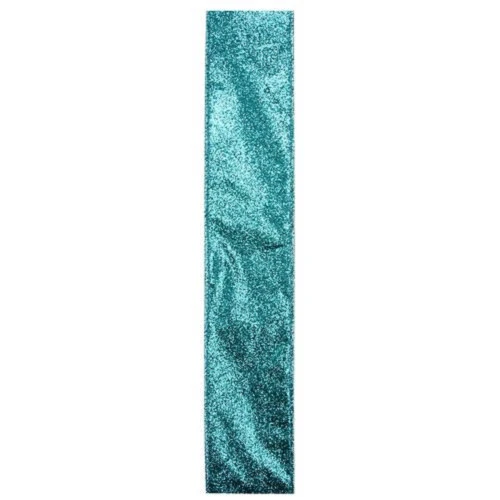 Northlight Shimmering Teal Solid Wired Christmas Craft Ribbon 2.5" X 10 Yards 2 Northlight Shimmering Teal Solid Wired Christmas Craft Ribbon 2.5" X 10 Yards - Image 2