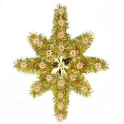 Northlight 21" Gold Star Of Bethlehem Christmas Tree Topper - Clear Lights