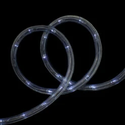 Northlight LED White Twinkle Christmas Rope Lights - 18 Ft Clear Wire