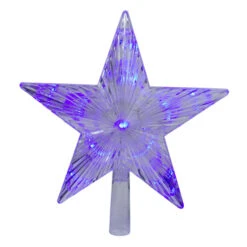 9.5" Lighted Color Changing 5 Point Star Tree Topper - White And Blue LED Lights -Northlight Sale Store hofert 1980b 91695.1588406382