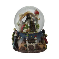 Northlight Nativity Manger Scene Christmas Musical Snow Globe - 5.75"