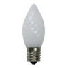 Northlight Pack Of 25 Faceted LED C9 Pure White Christmas Replacement Bulbs