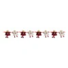 4" X 26" Red And Beige Angel Dolls Christmas Garland - Unlit