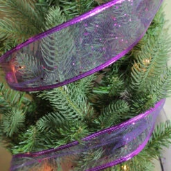 Northlight Shimmering Purple Wired Christmas Craft Ribbon 2.5" X 10 Yards -Northlight Sale Store jc97lnj0io27rugbowr7q4yxv41jxapi 45221.1663860831