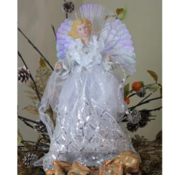 Northlight 16" White And Silver Lighted Angel Sequined Gown Christmas Tree Topper 5 Northlight 16" White And Silver Lighted Angel Sequined Gown Christmas Tree Topper -Northlight Sale Store kohkbnlmcxd42gs4ygyitwv2cfcvyosy 24950.1588402817