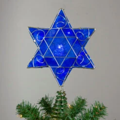 Blue And Gold Colored Hanukkah Star LED Tree Topper 11.5" -Northlight Sale Store ksa us0134 5 40865.1588403933