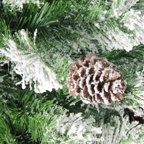 Northlight 4' Flocked Angel Pine Artificial Christmas Tree - Unlit 4 Northlight 4' Flocked Angel Pine Artificial Christmas Tree - Unlit - Image 4