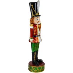 Northlight Commercial Christmas Nutcracker Soldier With Decorative Base - 5.25' - Red And Green -Northlight Sale Store northlight f95185 02 27441.1701883387