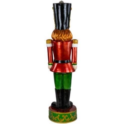 Northlight Commercial Christmas Nutcracker Soldier With Decorative Base - 5.25' - Red And Green -Northlight Sale Store northlight f95185 03 49087.1701883389