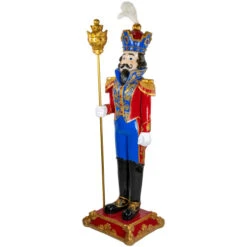 Northlight Regal Commercial Christmas Nutcracker Soldier With Scepter - 6.5' - Red And Blue -Northlight Sale Store northlight f95187 02 09038.1701883387