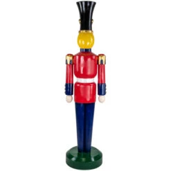 Northlight Fiberglass Commercial Christmas Toy Solider Soldier With Jewels - 6.25' -Northlight Sale Store northlight f95188 03 37855.1701883387