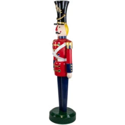 Northlight Fiberglass Commercial Christmas Toy Solider Soldier With Jewels - 6.25' -Northlight Sale Store northlight f95188 04 06443.1702315858