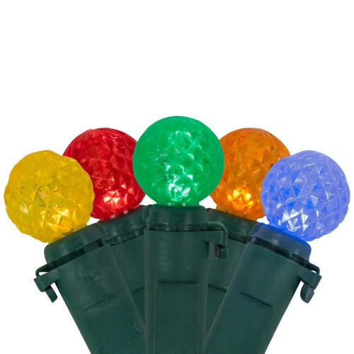 Northlight LED G12 Berry Christmas Lights - Multicolor - 16' Green Wire - 50 Ct 1 Northlight LED G12 Berry Christmas Lights - Multicolor - 16' Green Wire - 50 Ct