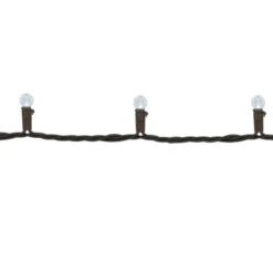 Northlight LED G12 Berry Christmas Lights - Pure White - 16' Brown Wire - 50 Ct -Northlight Sale Store northlight ha95864 02 47736.1709061165