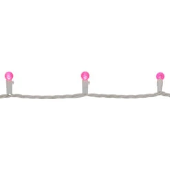 Northlight LED G12 Berry Christmas Lights - Pink - 16' White Wire - 50 Ct -Northlight Sale Store northlight ha95868 02 28432.1709061165