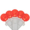 Northlight LED G12 Berry Christmas Lights - Red - 16' White Wire -50 Ct