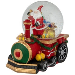 Santa Claus Musical Train Christmas Snow Globe - 6" 7 Santa Claus Musical Train Christmas Snow Globe - 6" -Northlight Sale Store northlight pm85864 02 88963.1700154053