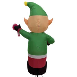 Northlight Lighted Inflatable Elf Outdoor Christmas Decoration - 4.25' -Northlight Sale Store northlight rp96508 04 12556.1723684237