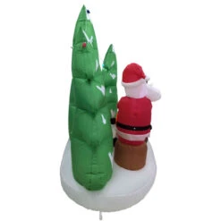 Northlight LED Lighted Inflatable Santa And Reindeer Outdoor Christmas Decoration - 8' -Northlight Sale Store northlight rp96511 03 45022.1723684237