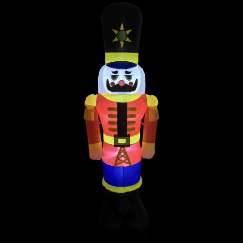Northlight Lighted Inflatable Nutcracker Soldier Outdoor Christmas Decoration - 6.25' 3 Northlight Lighted Inflatable Nutcracker Soldier Outdoor Christmas Decoration - 6.25' - Image 3