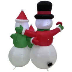 Northlight Lighted Inflatable Family Of Snowman Outdoor Christmas Decoration - 4' 11 Northlight Lighted Inflatable Family Of Snowman Outdoor Christmas Decoration - 4' -Northlight Sale Store northlight rp96522 04 33609.1726279107