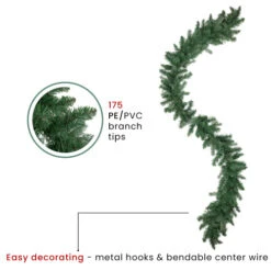 Northlight Real Touch™? Mixed Eden Pine Artificial Christmas Garland - Unlit - 9' X 12" -Northlight Sale Store northlight v03986 thumbnail dec28 2023 35300.1704379441