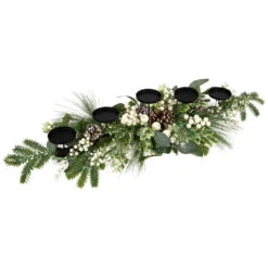Berries And Eucalyptus Artificial Christmas Candle Holder - 42" 12 Berries And Eucalyptus Artificial Christmas Candle Holder - 42" -Northlight Sale Store northlight yk95978 03 03130.1722387416