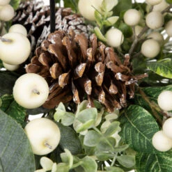 Berries And Eucalyptus Artificial Christmas Candle Holder - 42" 14 Berries And Eucalyptus Artificial Christmas Candle Holder - 42" -Northlight Sale Store northlight yk95978 04 77113.1722387418