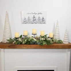 Berries And Eucalyptus Artificial Christmas Candle Holder - 42" 10 Berries And Eucalyptus Artificial Christmas Candle Holder - 42" -Northlight Sale Store northlight yk95978 styled 02 60789.1722387417
