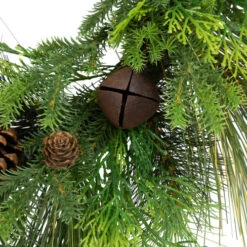 Northlight Real Touch™? Pinecones And Jingle Bells Artificial Christmas Wreath - 26" - Unlit -Northlight Sale Store northlight yk95982 03 21941.1722387416
