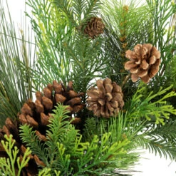 Northlight Real Touch™? Pinecones And Jingle Bells Artificial Christmas Wreath - 26" - Unlit -Northlight Sale Store northlight yk95982 04 25985.1722387418