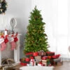 Northlight Real Touch™? Pre-Lit Medium Mixed Winter Berry Pine Artificial Christmas Tree - 7.5' - Clear Lights