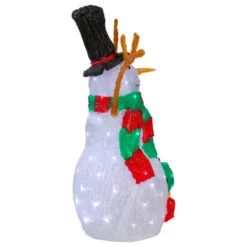 Northlight Lighted Commercial Grade Acrylic Snowman Outdoor Christmas Decoration - 23" -Northlight Sale Store northlight20a92006 4 66650.1637238243